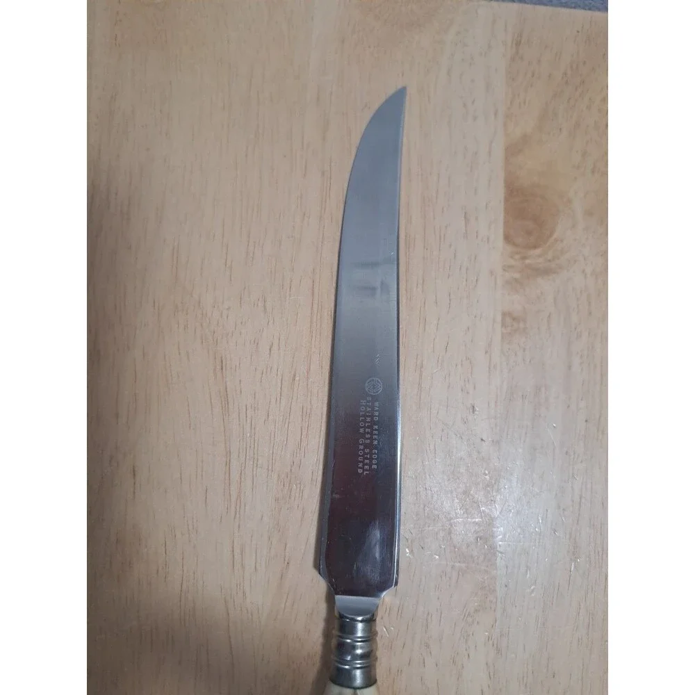 Ward Keen Edge Stainless Steel Hollow Ground Knife & Fork Set